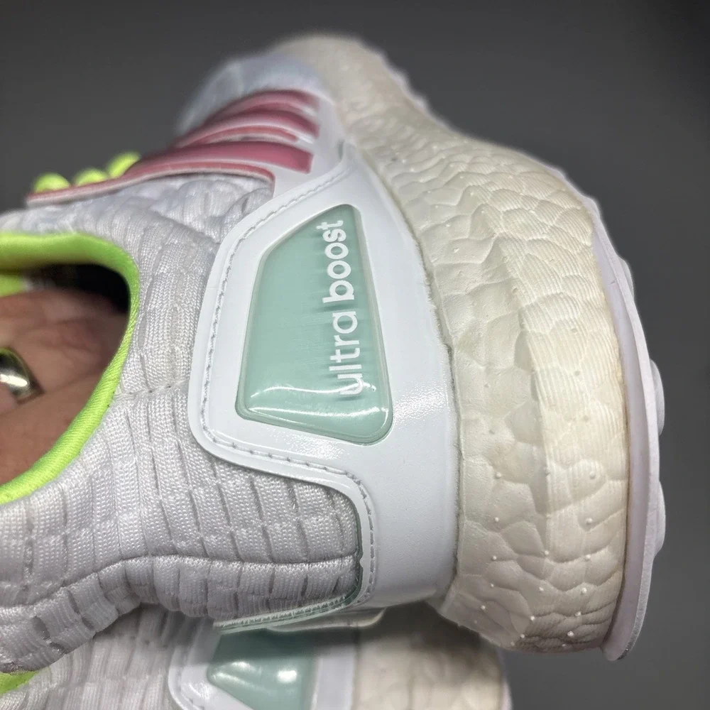 Adidas Ultra Boost 1.0 Cloud 8.5 White Bliss Pink Lucid Lemon Running Sneakers